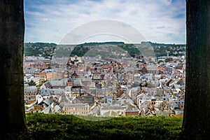 Namur skyline, Wallonia, Belgium.