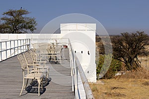 Namutoni Fort, entrance to Etosha National Park