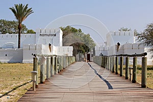 Namutoni Fort, entrance to Etosha National Park