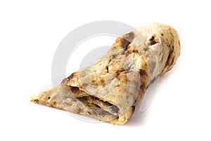 Nan - a closeup of Indian bread photo
