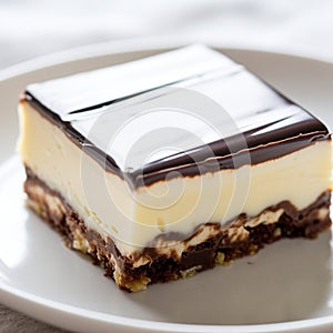 Nanaimo Bars: No-Bake Dessert with Crumb Base, Custard Butter Icing, and Chocolate