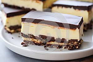 Nanaimo Bars: No-Bake Dessert with Crumb Base, Custard Butter Icing, and Chocolate