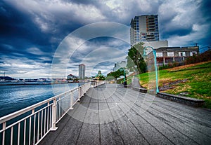 Nanaimo oceanfront in Vancouver island, Canada photo