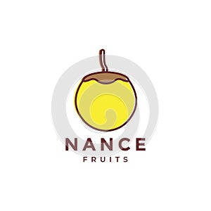 Nance fruit abstract logo design