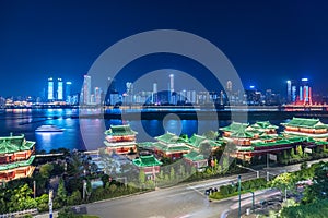 Nanchang cityscape at night