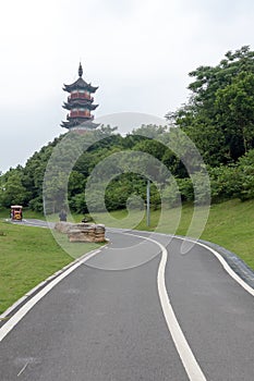 Nanchang Elephant Lake Wanshou pagoda