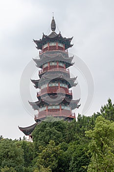 Nanchang Elephant Lake Wanshou pagoda