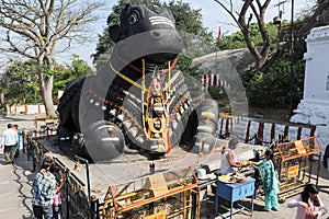 The Nandi bull on Chamundi hill