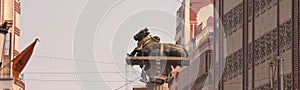 nandi statue near kashi vishwanath statue image