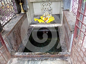 Nandi temple water