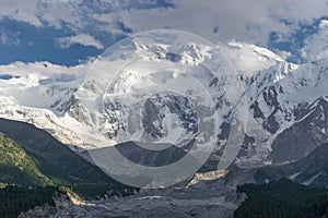 Nanga Parbat mountain massif in Himalaya range, Chilas, Pakistan