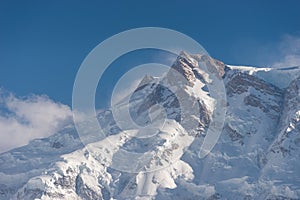 Nanga Parbat, ninth highest mountain peak in the world in Himalaya mountains range, northern Pakistan