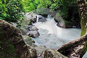 Nangrong waterfall in nakhon nayok province