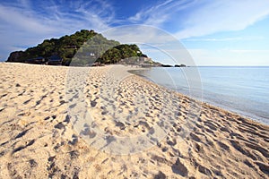Nangyuan island beach in thailand