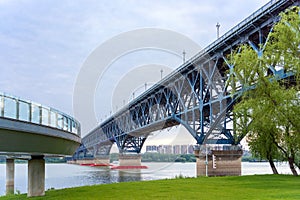 The Nanjing Changjiang bridge an Glass Trestle Bridge