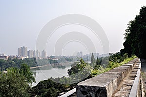 Nanjing city wall in the Ming dynasty