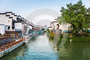 Nanjing scenery of the qinhuai river