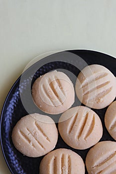 Nankhatai are shortbread biscuits, popular India and Pakistan