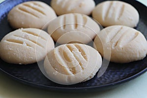 Nankhatai are shortbread biscuits, popular India and Pakistan