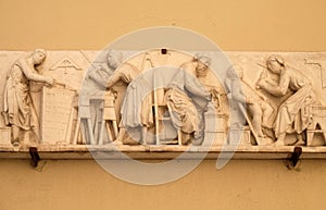 Nanni di Bancoâ€™s Predella, Plaque Opera Workshop, Florence