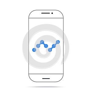 NANO crypto icon vector iphone