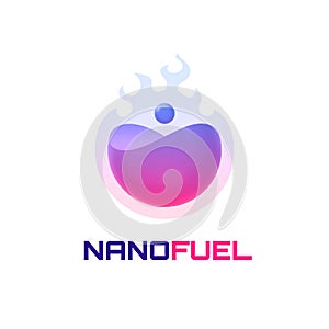 Nano fuel logo template