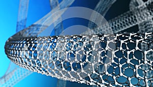 Nano material, carbon fiber