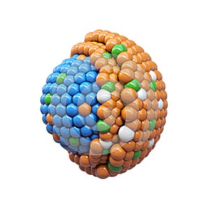 Nano particles cross section