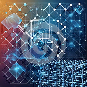 Nano technology structure matrix, concept visualization