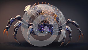 Nanobot Crab. Generative AI