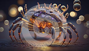 Nanobot Crab. Generative AI