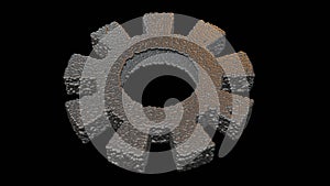 Nanogear 3d render illustration concept View 5 photo