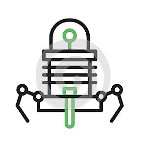 Nanomachine Icon Image. photo