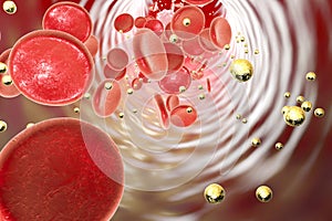 Nanoparticles in blood