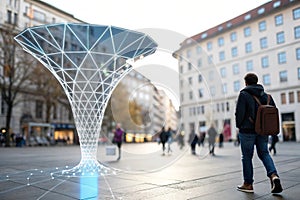 Nanostructure and Future Tech: Abstract Global Network Visualization