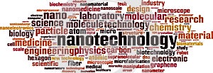 Nanotechnology word cloud