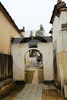 Nanping Village , a famous Huizhou type ancient architecture in China