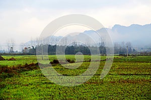 Nanping Village , a famous Huizhou type ancient architecture in China