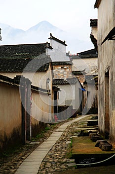Nanping Village , a famous Huizhou type ancient architecture in China