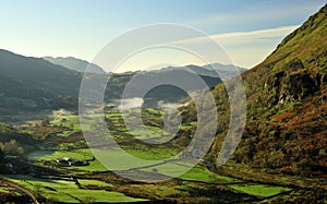 Nant Gynant valley, Snowdonia, North Wales