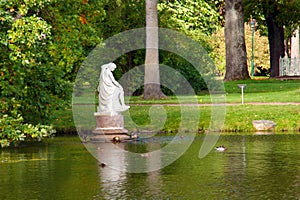 Sculpture in the garden