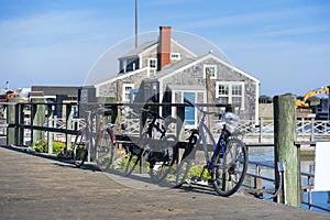 Nantucket Harbour in the morning photo