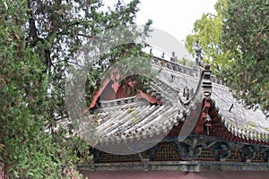 Nanyang Memorial Temple of Wuhou (Nanyang Wuhouci). a famous historic site in Nanyang, Henan, China.