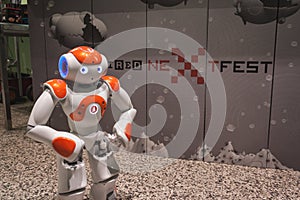 Nao robot at Wired Next Fest in Milan, Italy