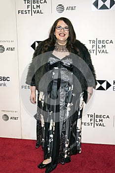 Naomi Alderman arrives for the premiere of `Disobedience` at the 2018 Tribeca Film Festival