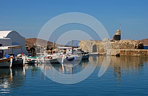 Naoussa fishing harbor, Paros, Greece