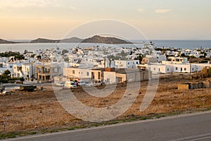 Naoussa town on Paros island.