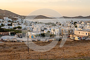 Naoussa town on Paros island.