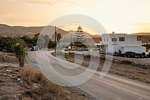 Naoussa town on Paros island.