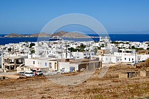 Naoussa town on Paros island.